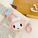 Wholesale Cute Design Cartoon Silicone Cover Skin for Airpod (1 / 2) Charging Case (Pink Doggy)